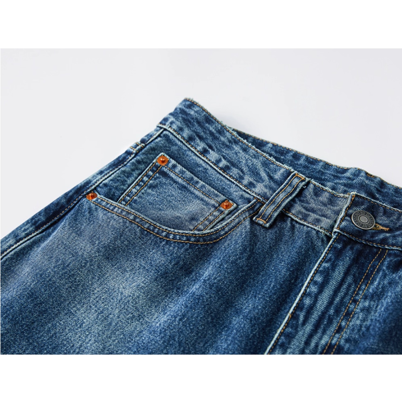 ストレートデニムパンツ af0357