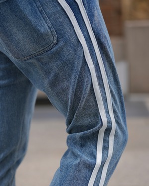 DENIM LINE SWEAT PANTS【BEL25-959】