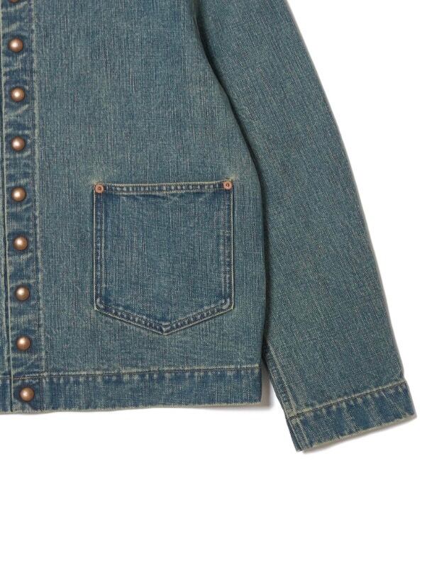 26SS】SUGARHILL FADED BUTTON DENIM JACKET(FADED INDIGO) 26440406