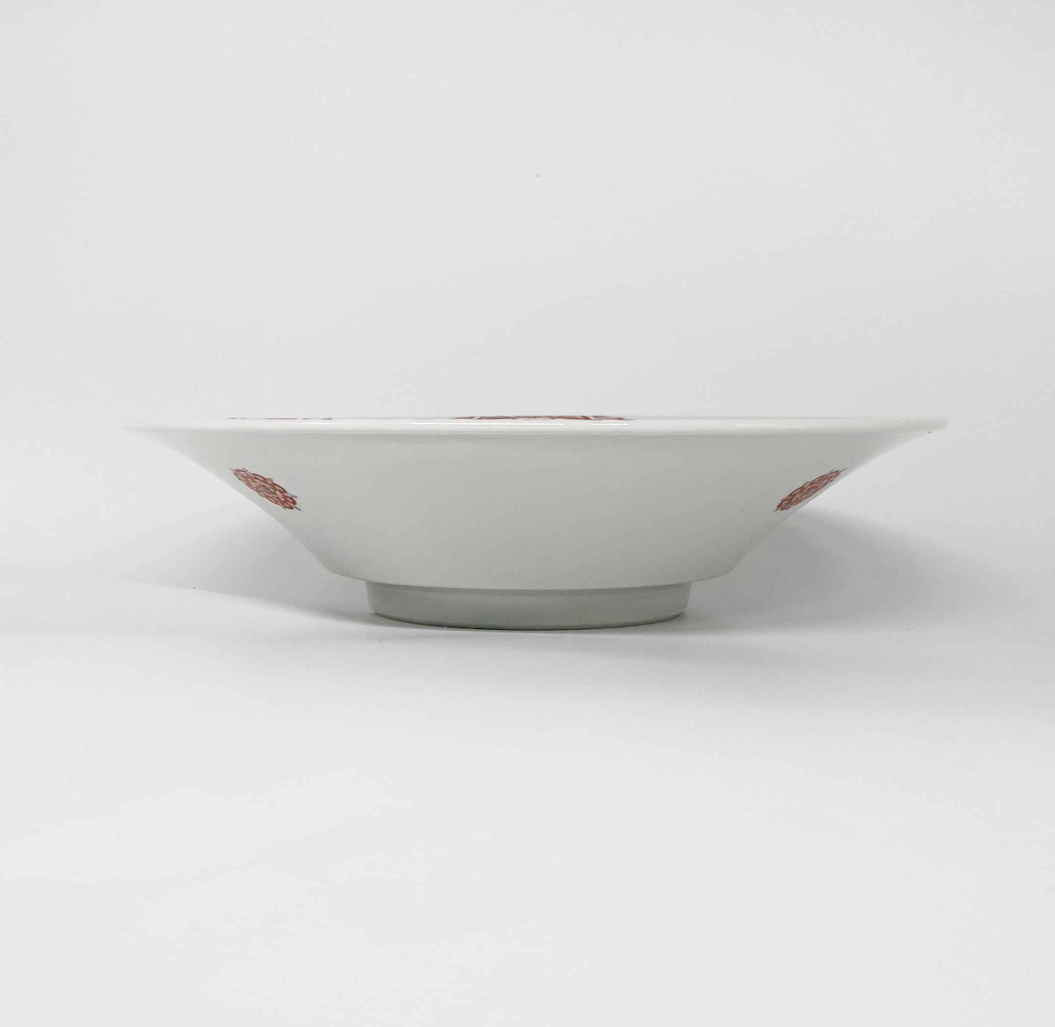 九谷焼 大志窯】赤絵丸紋7寸鉢 | 九谷焼 大志窯