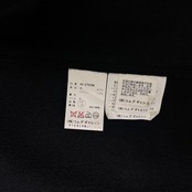 90s COMME des GARCONS HOMME コムデギャルソン オム メルトンウール オーバーコート M /ネイビー/AD1998/田中オム