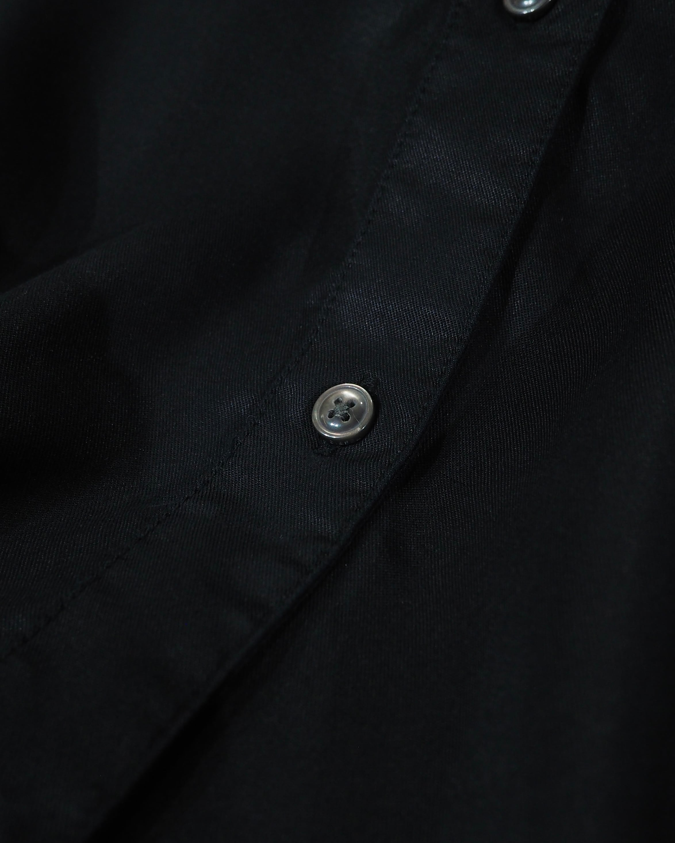 " DIESEL " D ‐ Logo Embroidery Black Drape Over Silhouette Shirt