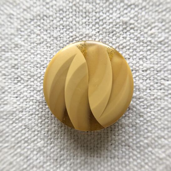 マスタードリーフ×ゴールドグリッター 19㎜