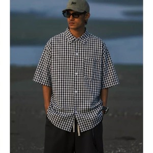 Check design shirt C4256