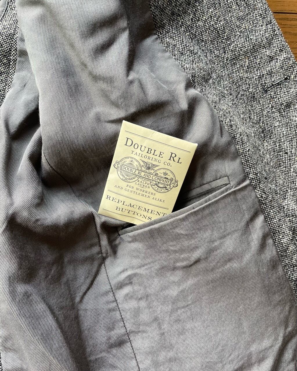 新品 RRL イタリー製 ドネガルツイード テイラードジャケット 40R