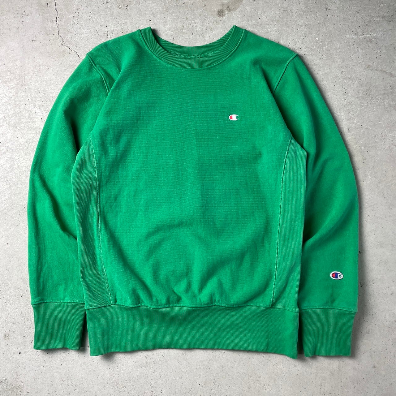 ユーロ Champion チャンピオン 復刻 赤単色タグ ワンポイントロゴ 刺繍 