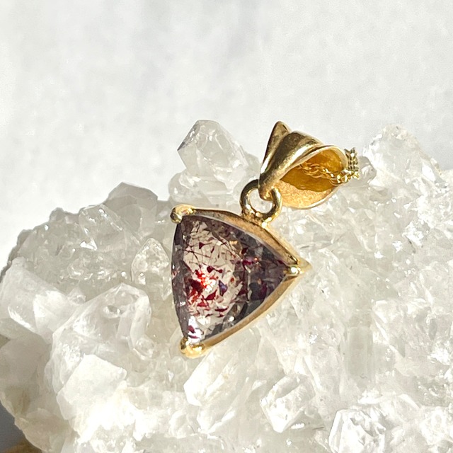 【超美石】スーパーセブン　ペンダント（チェーンつき）　1225