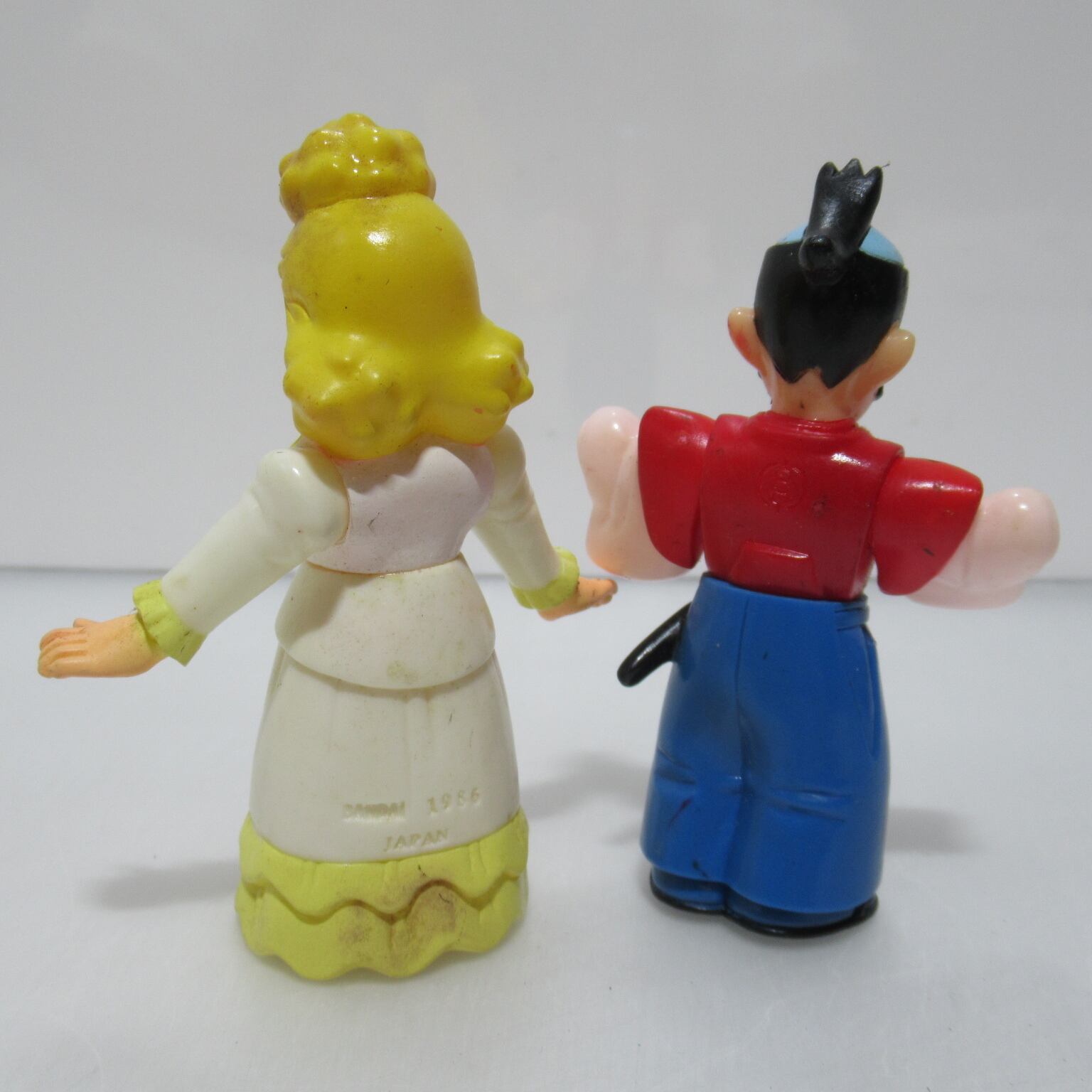 レア　BANDAI　あんみつ姫　ソフビ人形　あですがたセット？　1986年レトロ Yahoo!オークション - 当時物 BANDAI バンダイ あんみつ姫 あ