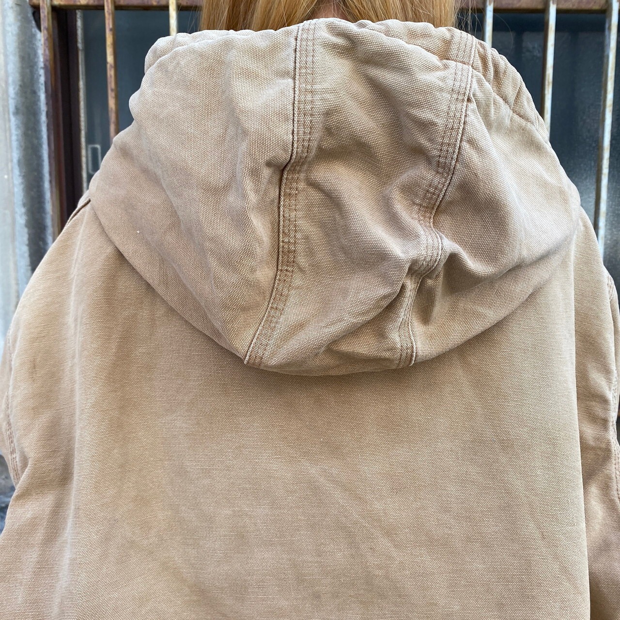 USA製 Carhartt カーハート アクティブジャケット ダック地 フルジップ 