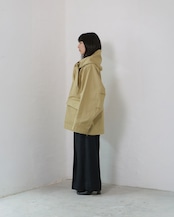 i’m here - Haoli Military Jacket :Beige |フードストールドッキング/2WAY/ウェザークロス 入荷予定:2026.01.17(各色 M 1点)