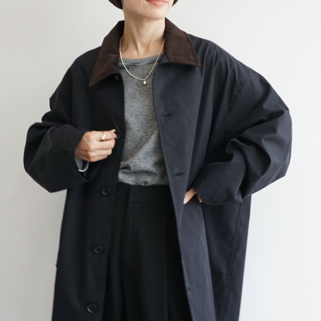 オーバーハーフコート | FASHFREN/ファッシュフレン