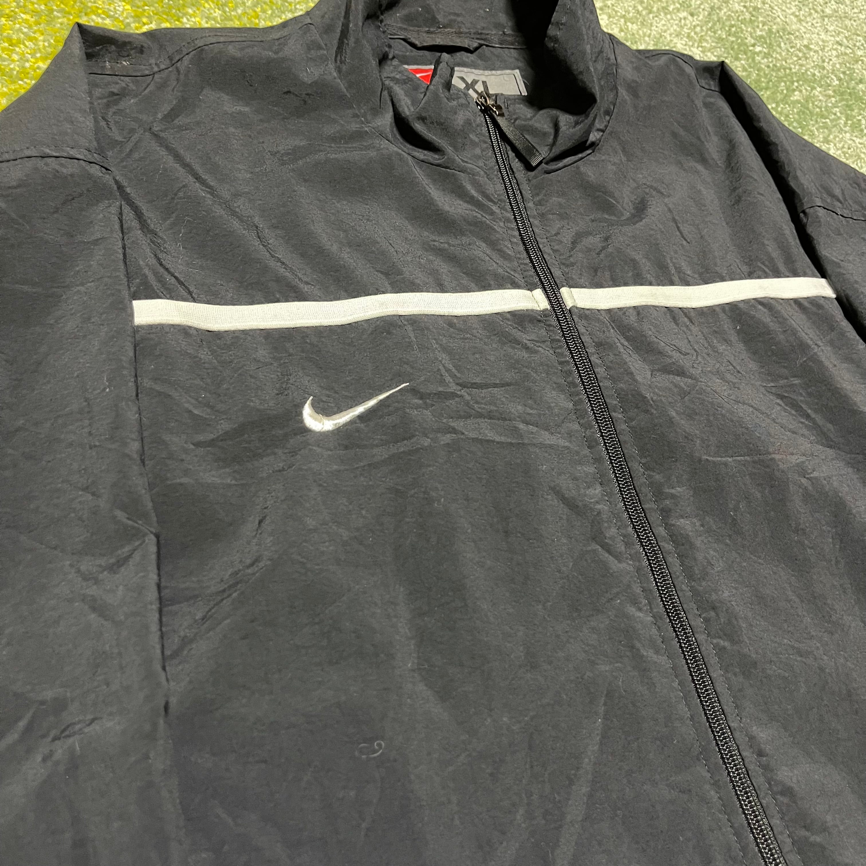 00s NIKE NYLON JACKET ラインデザイン ナイロンジャケット | keety_store