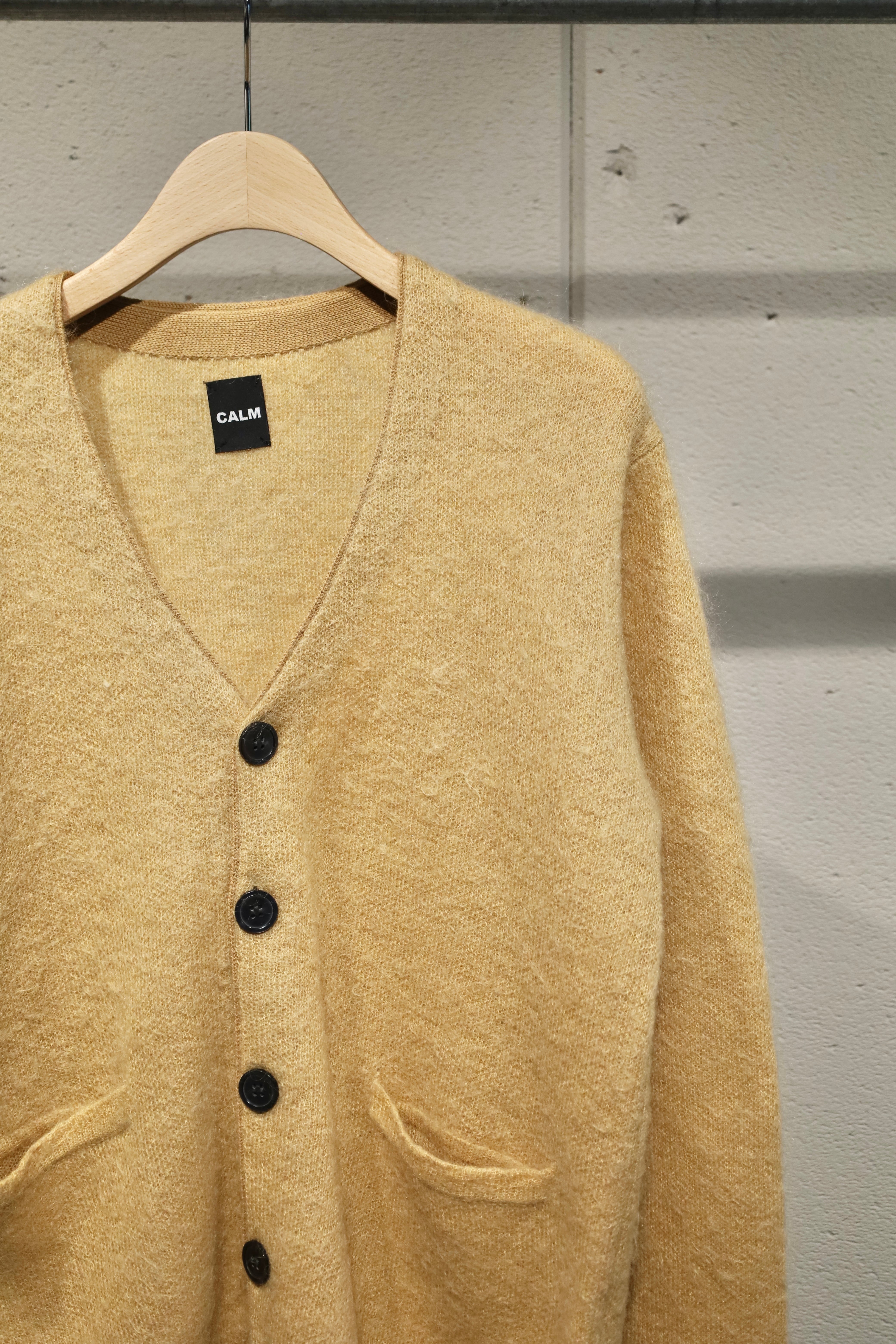 eaphi ALPACA MOHAIR CARDIGAN　キャメル eaphi ALPACA MOHAIR CARDIGAN キャメル HONEYCOMB KNIT CARDIGAN