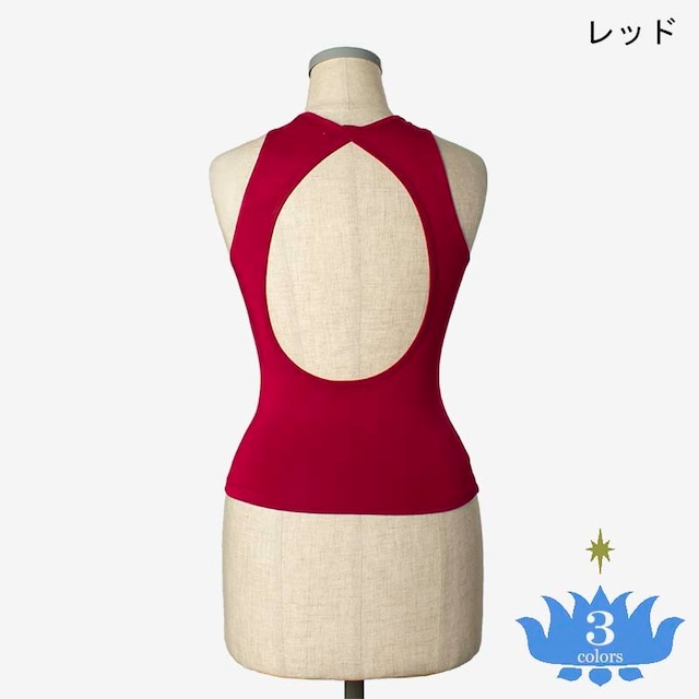 オープンバックタンクトップ０３　Open Back Tank top03