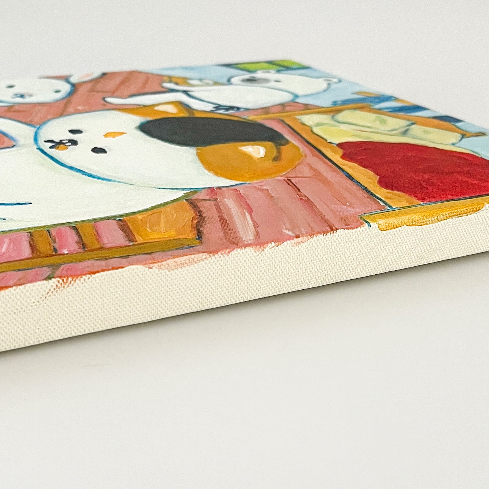 抽選期間①対象作品】pokefasu 原画「ニャン・ゴッホの寝室」【限定1点