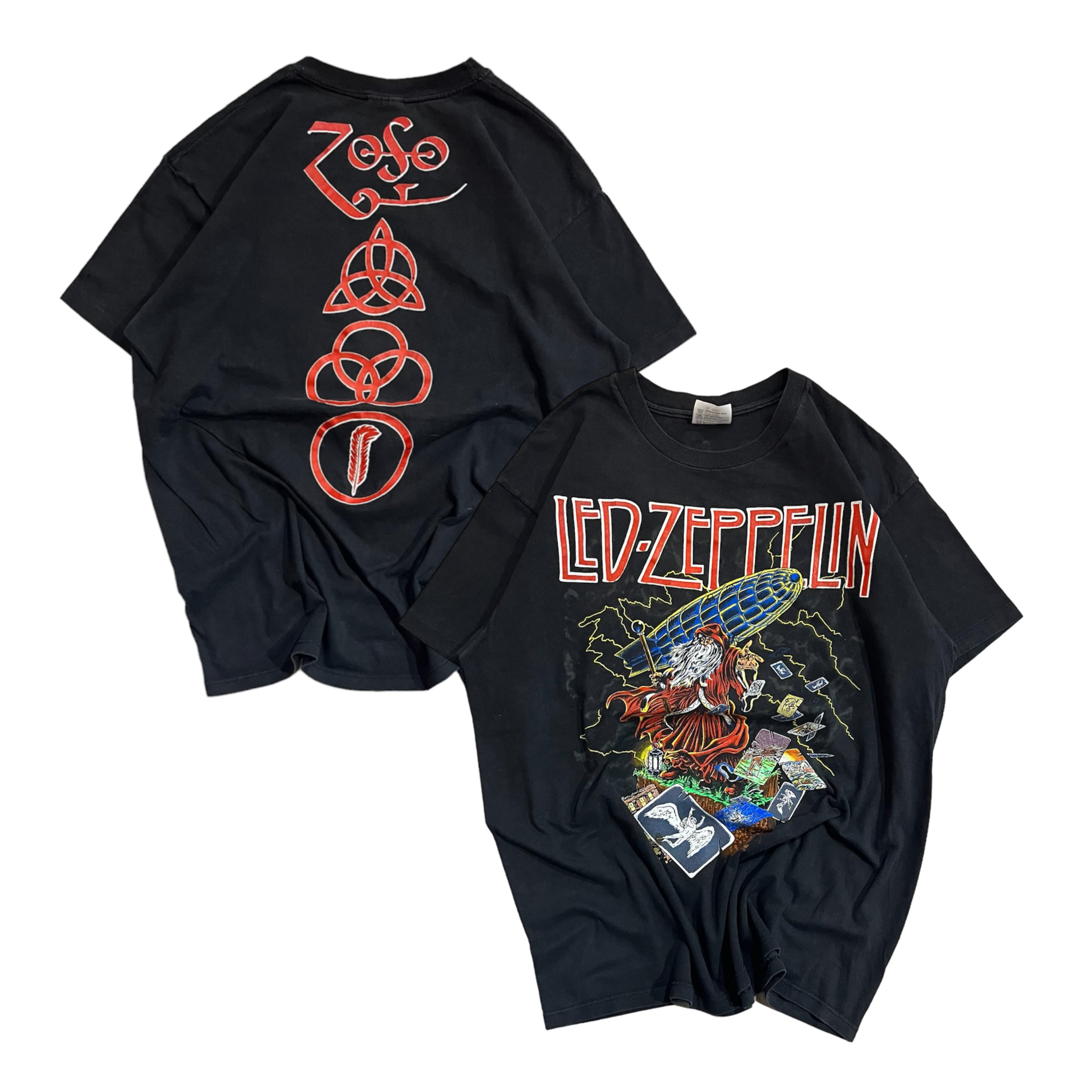 80年代 USA製 size : XL【 LED ZEPPELIN 】レッド ツェッペリン バンド ...