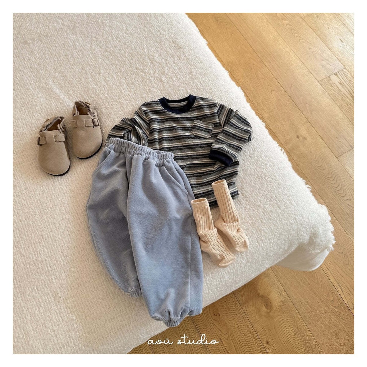 【取寄】aou studio ノイポケットTシャツ｜冬服｜韓国子供服