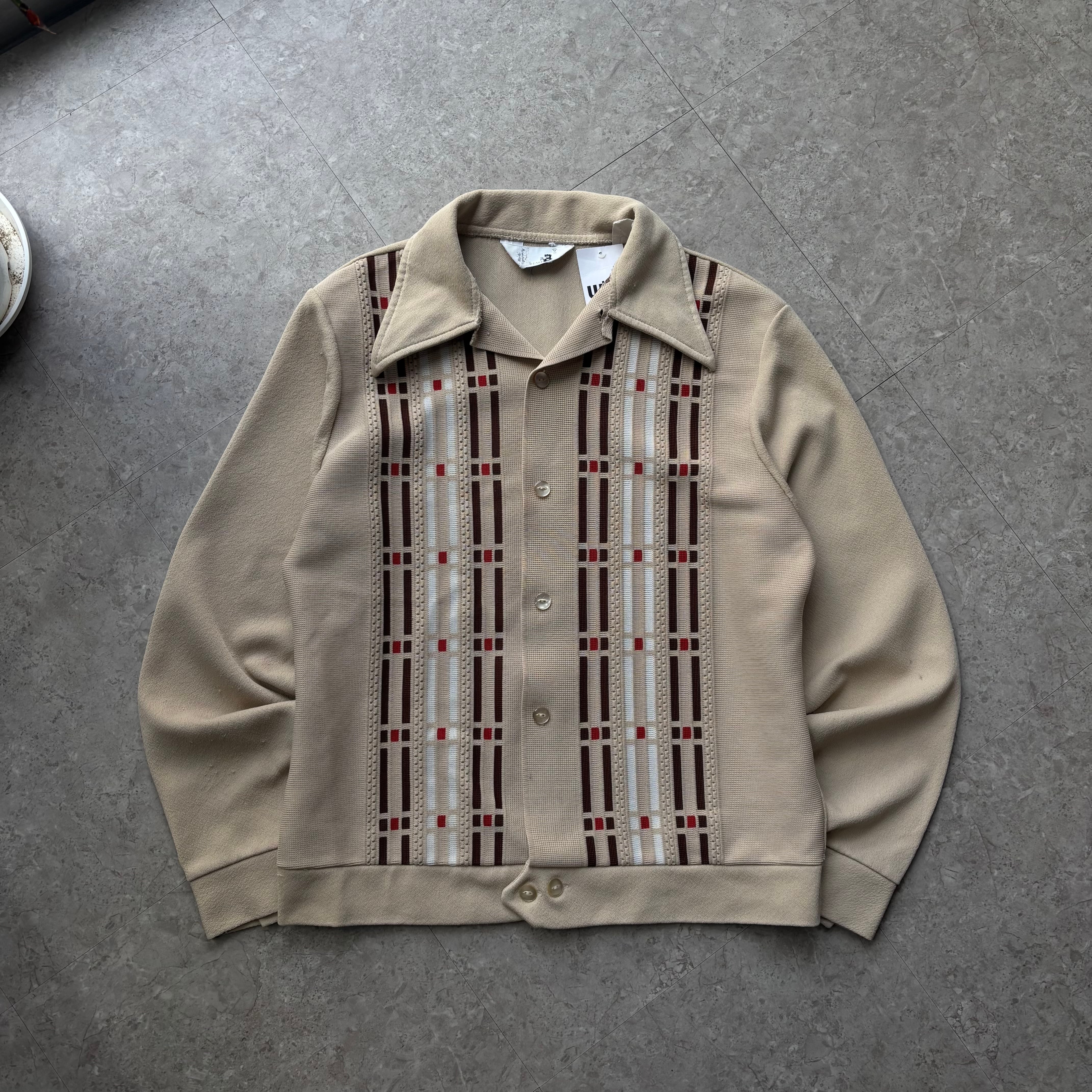 70s Unkown Acryl knit shirt【仙台店】