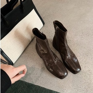 スクエア ヘッド ショート ブーツ 341237