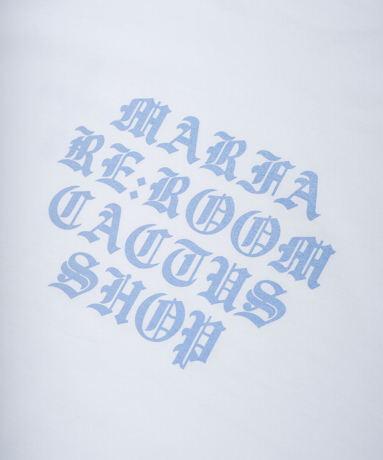 【#Re:room】MARFA LOGO PRINT LONG SLEEVE［REC746］