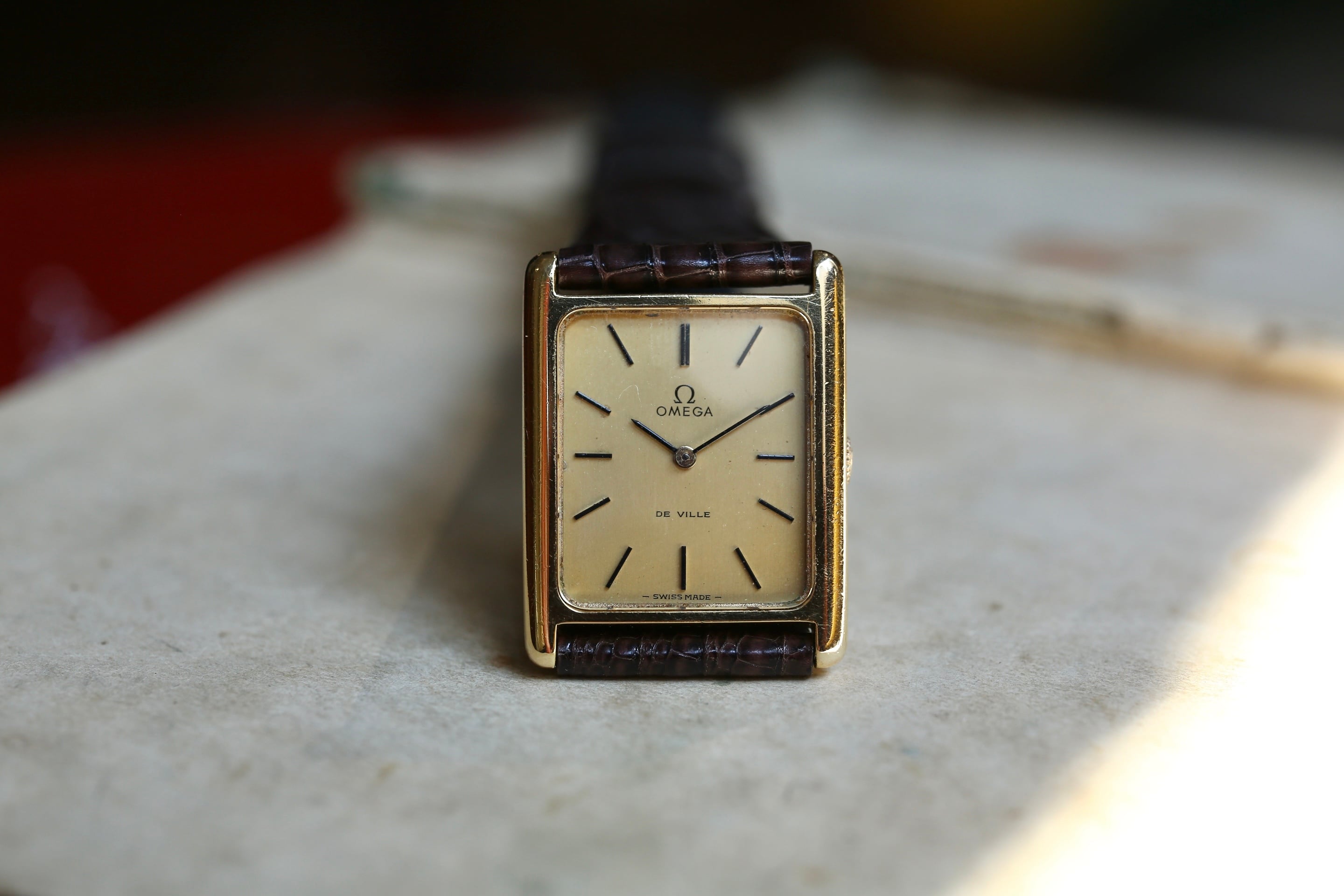 OMEGA】 1975年製 デヴィル タンク型 H型レクタンギュラー バー