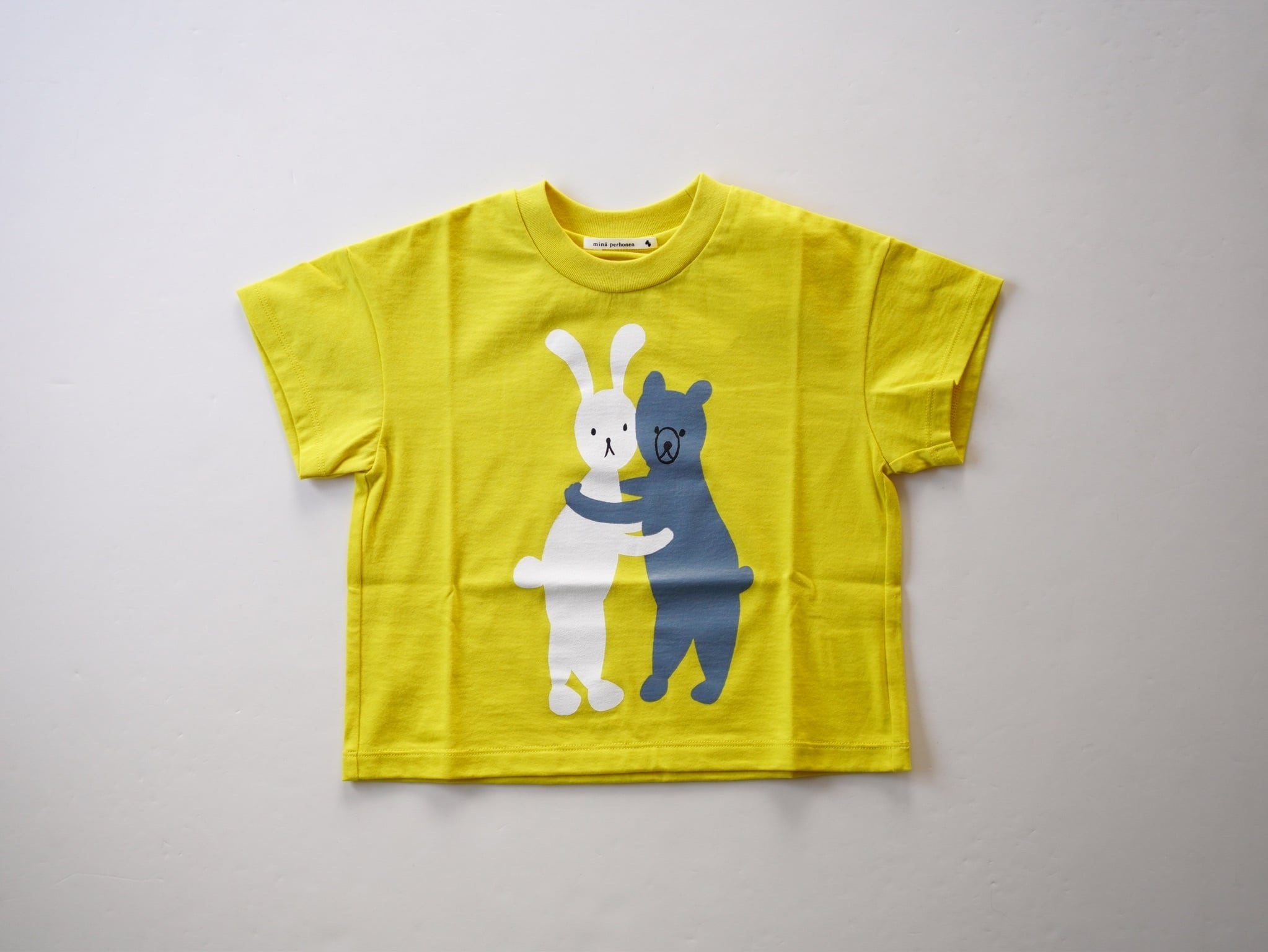 〈 mina perhonen 25SS 〉 calin "Tシャツ" 90-100cm / yellow