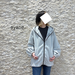 【ayane】軽量裏起毛フーディブルゾン(896110)