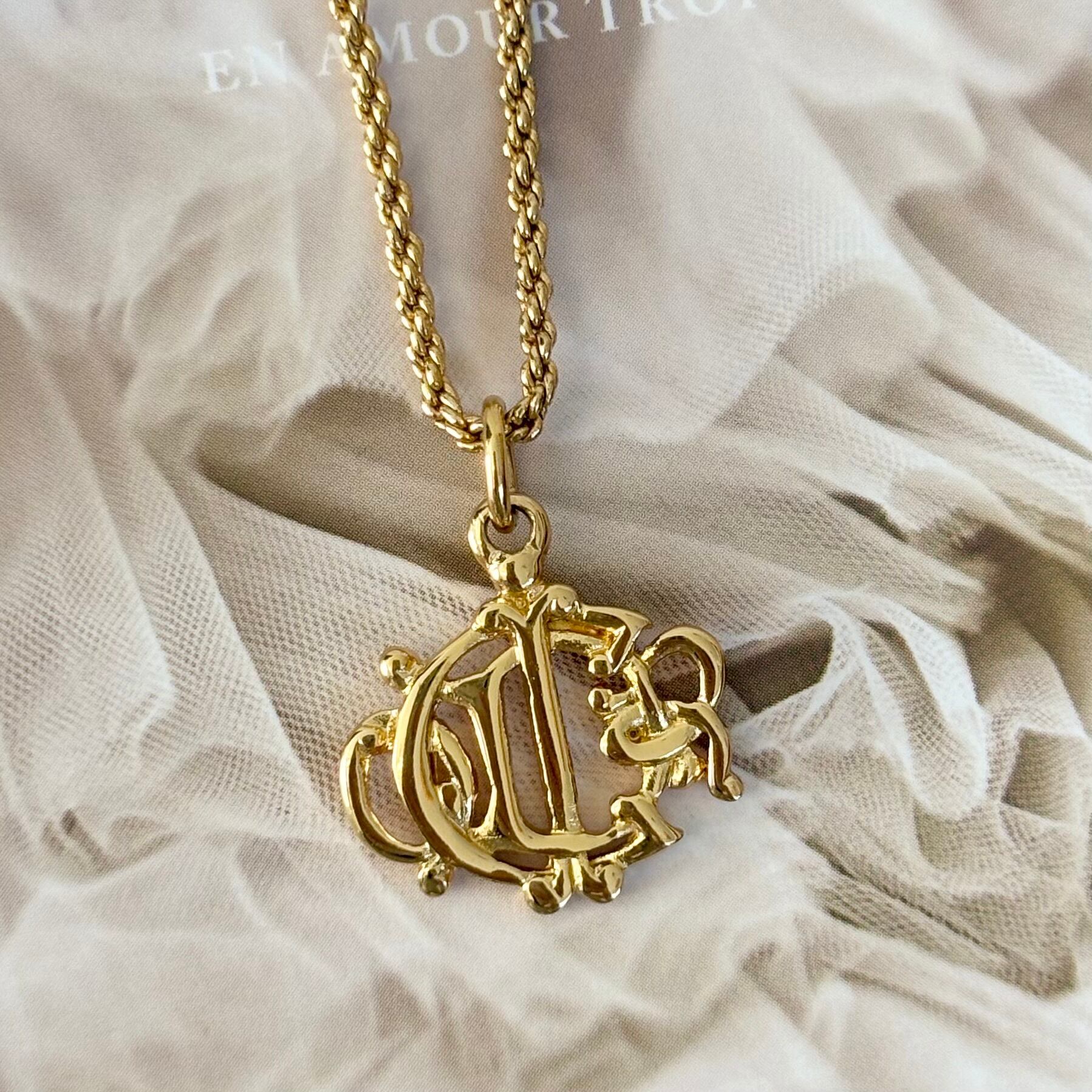 極美品】【箱付き】クリスチャンディオール ネックレス イヤリング