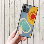 iPhoneケース プール 北欧レトロポップ｜レトロサーフ風スマホケース NOR063