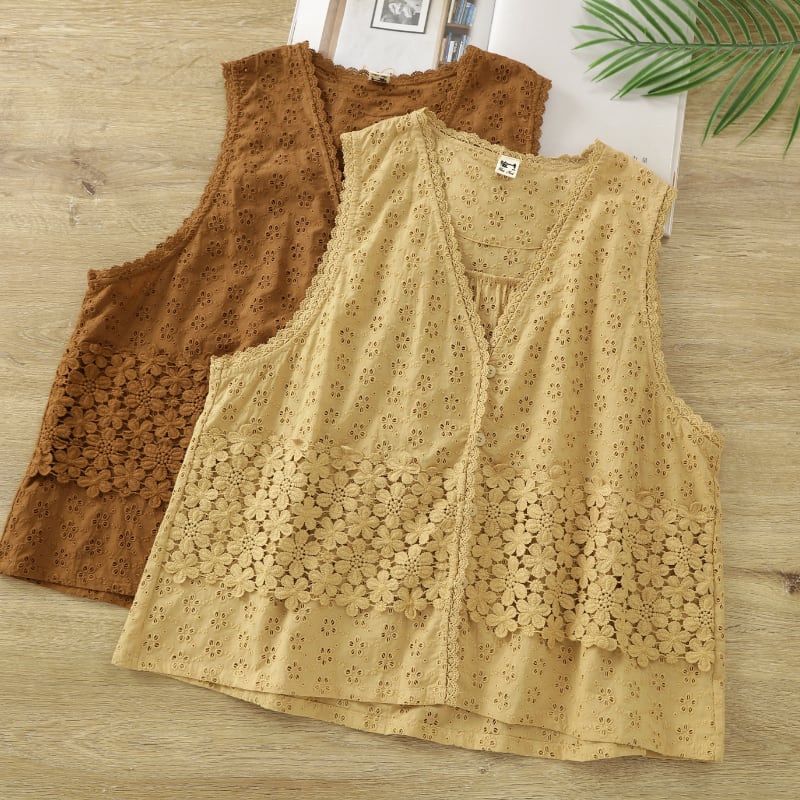 デザインVネックベスト M1873