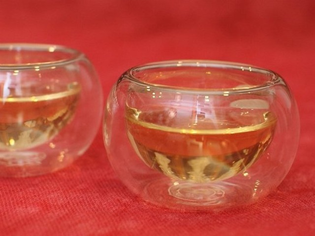 【茶杯（二重ガラス）】：すぐ売り切れるほど大人気な二重ガラス茶杯