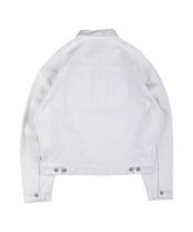 【#Re:room】 WHITE DENIM BIG JACKET［REJ121］
