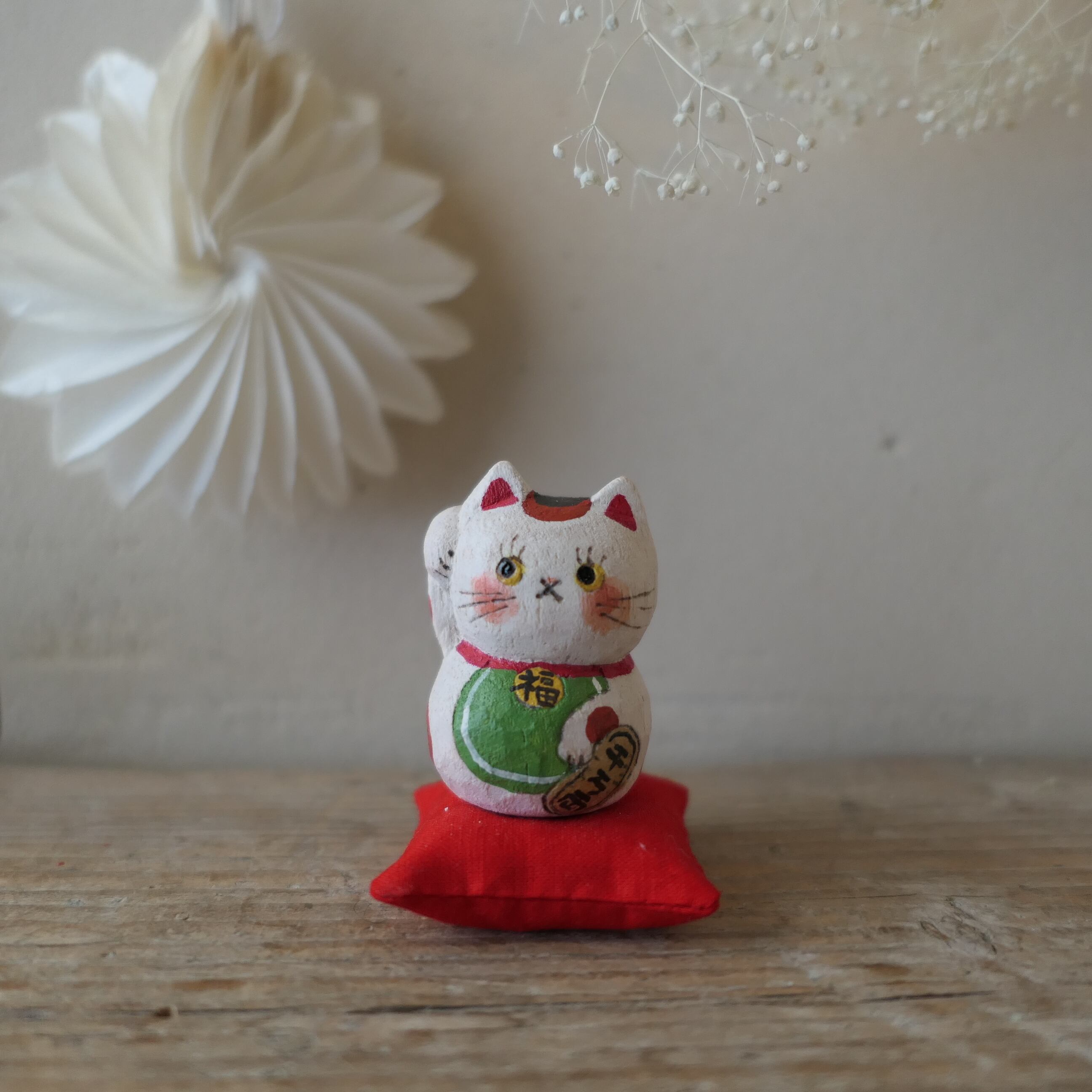 起き上がり小法師 「招き猫 」1 | ハニカミヤ 