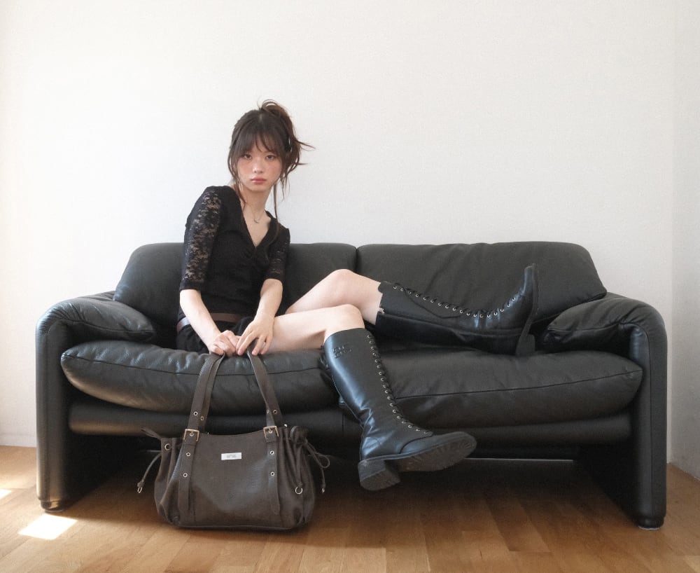 as”on] HEAVEN BAG / BROWN 正規品 韓国ブランド 韓国通販 韓国代行
