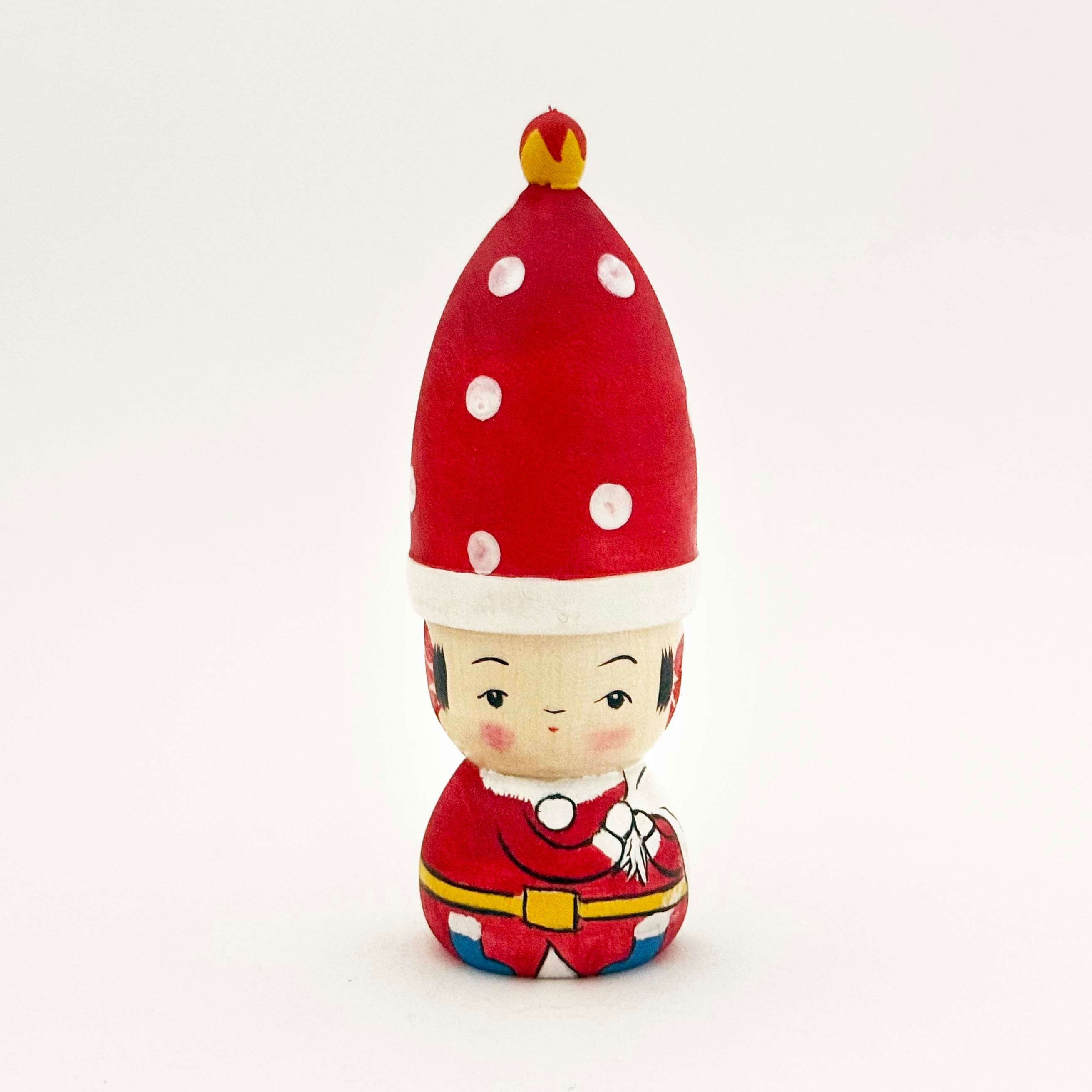 クリスマスこけし（独立系 / 志田菊宏工人）サンタ