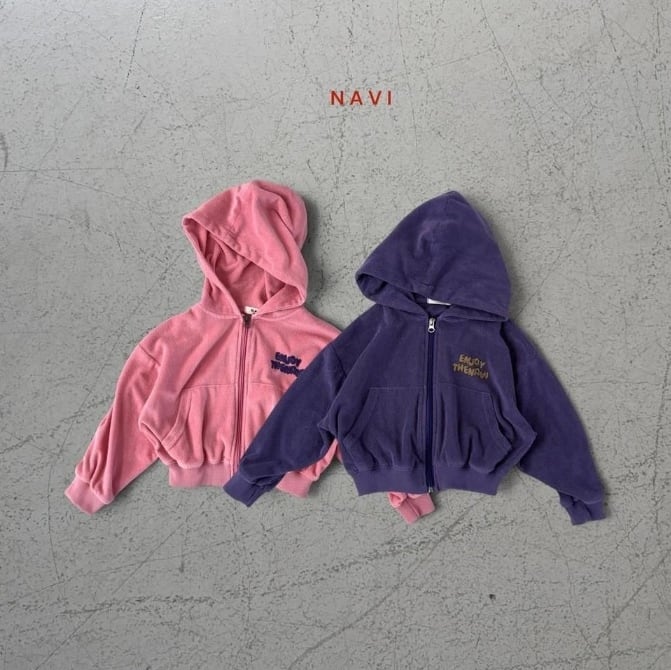 【予約】NAVI パイルジップアップパーカー 90~160