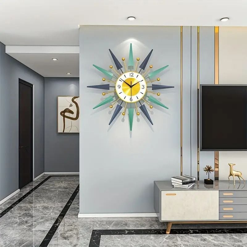 壁掛け時計 インテリア 時計 メタル 掛け時計 クリエイティブ 北欧