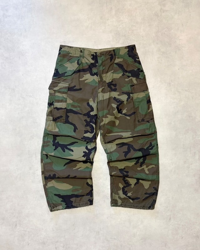 【VINTAGE】1989’s U.S. Military M-65 Woodland Camouflage Field Pants MEDIUM-REGULAR W36 L28.5