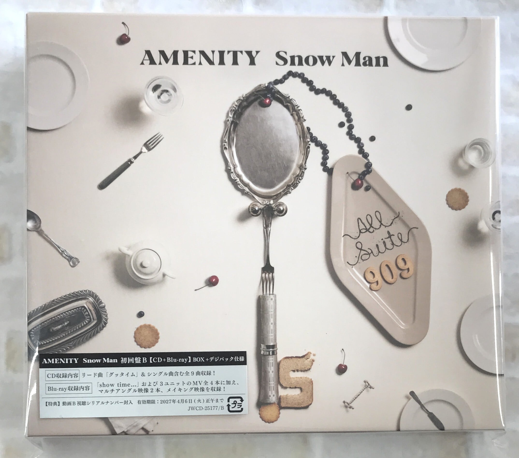 Snow Man / AMENITY / 初回盤B【CD+Blu-ray】 | 最北のCDショップ フナヤマ