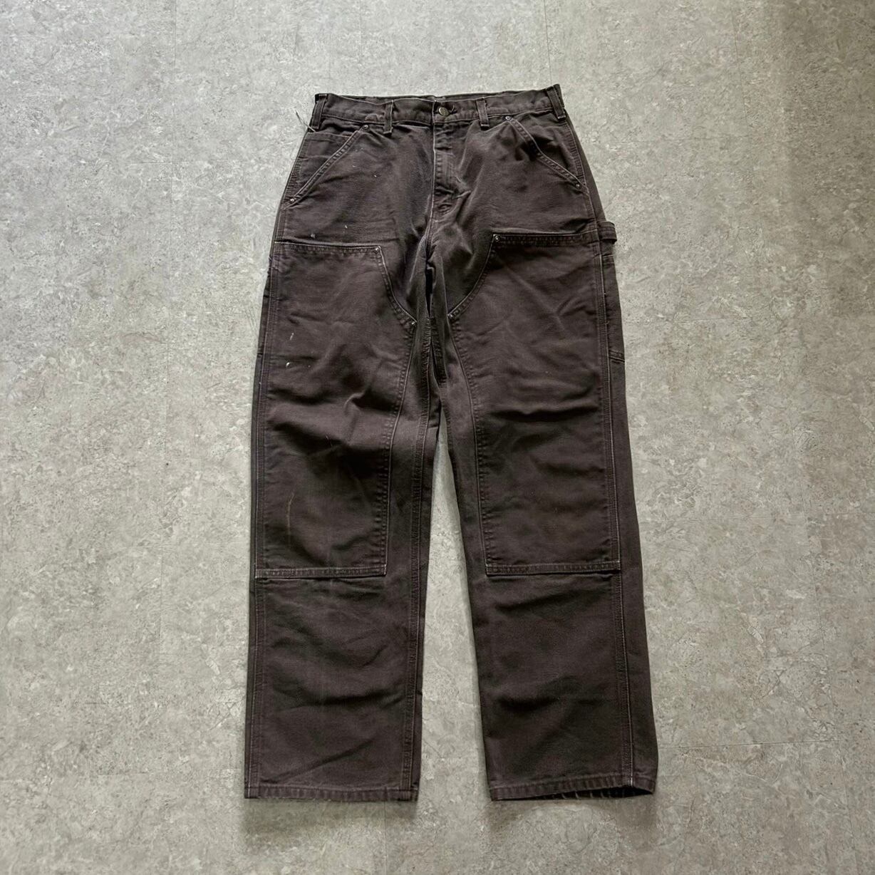 2009s Carhartt double knee duck pants "Dark Brown"【仙台店】