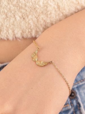 【10/30新入荷】316L 2way hawaiian wing 2way bracelet #b28