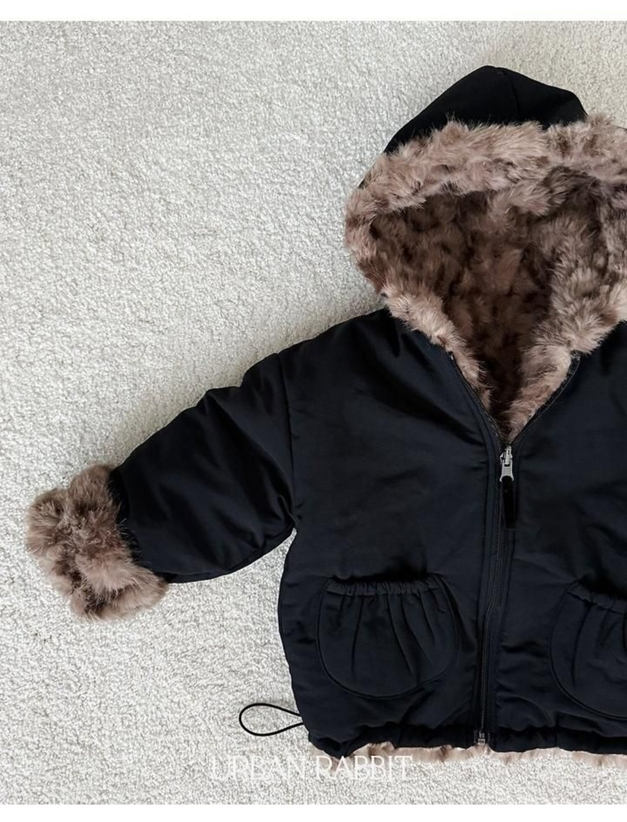 アーバンラビット / URBAN RABBIT / レオリバーシブルジャンパー / 韓国子供服 / キッズ / 26winter〖取寄〗*XS~XL*