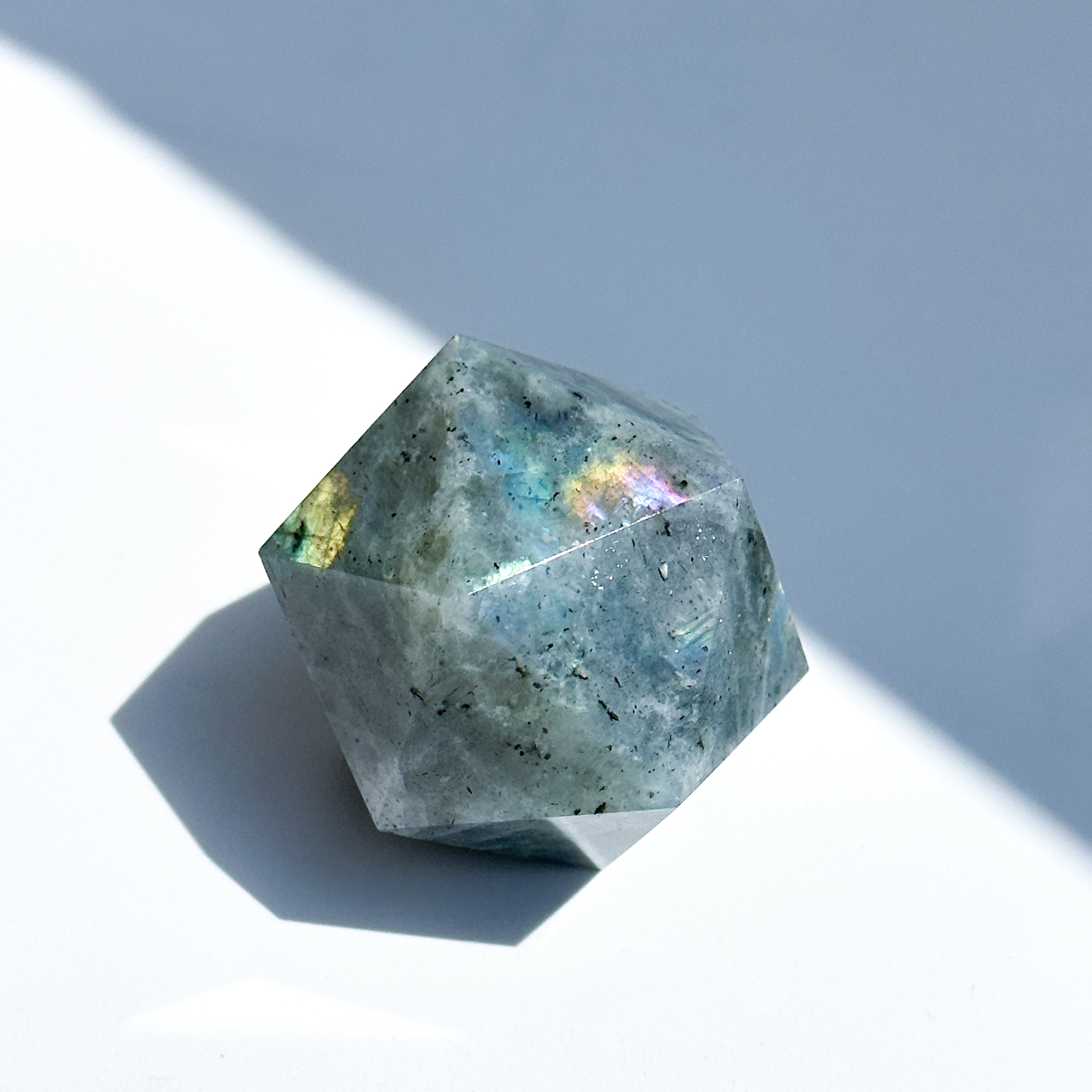ラブラドライト 正二十面体 04◇ Labradorite ◇天然石・鉱物・パワーストーン・インテリア