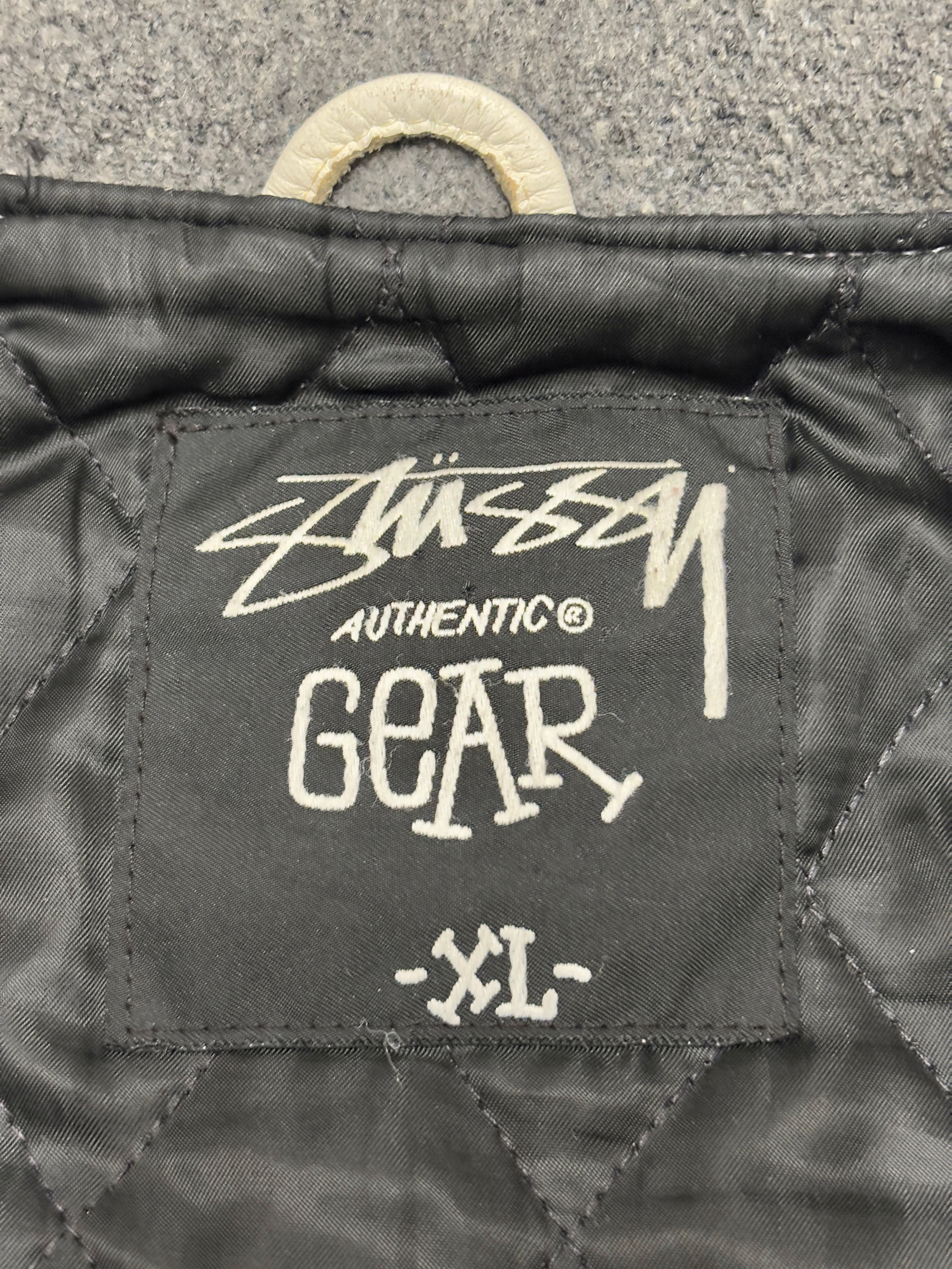 00～10s OLD STUSSY/25th Anniversary Varsity Jacket/USA製/XL/25周年