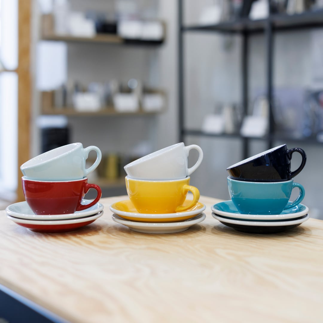LOVERAMICS Egg Cappuccino Cup ＆ Saucer / 200ml 7oz エッグ