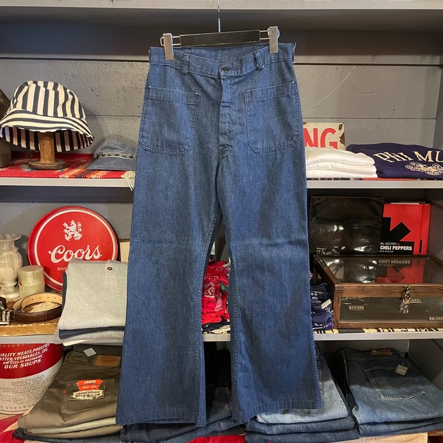 80s U.S.Navy Denim Sailor Pants | VOSTOK