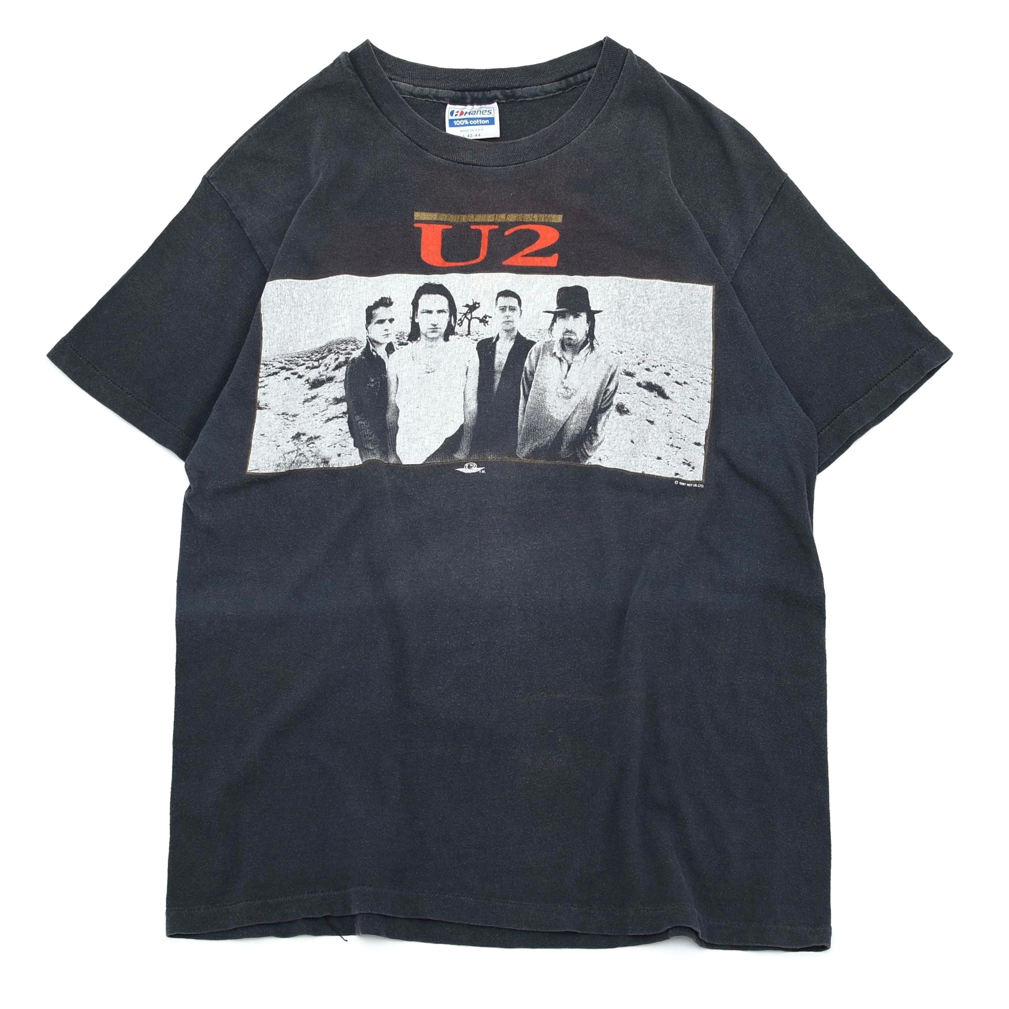 ヴィンテージ　1987年　U2 ヨシュアツリーツアー ツアーTシャツ