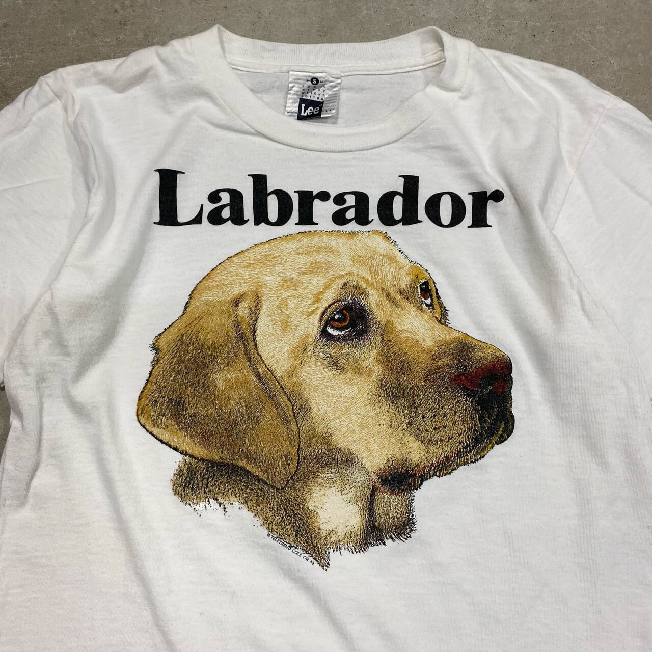 USA製 80年代 ヴィンテージ Lee リー ラブラドール 犬 アニマル  