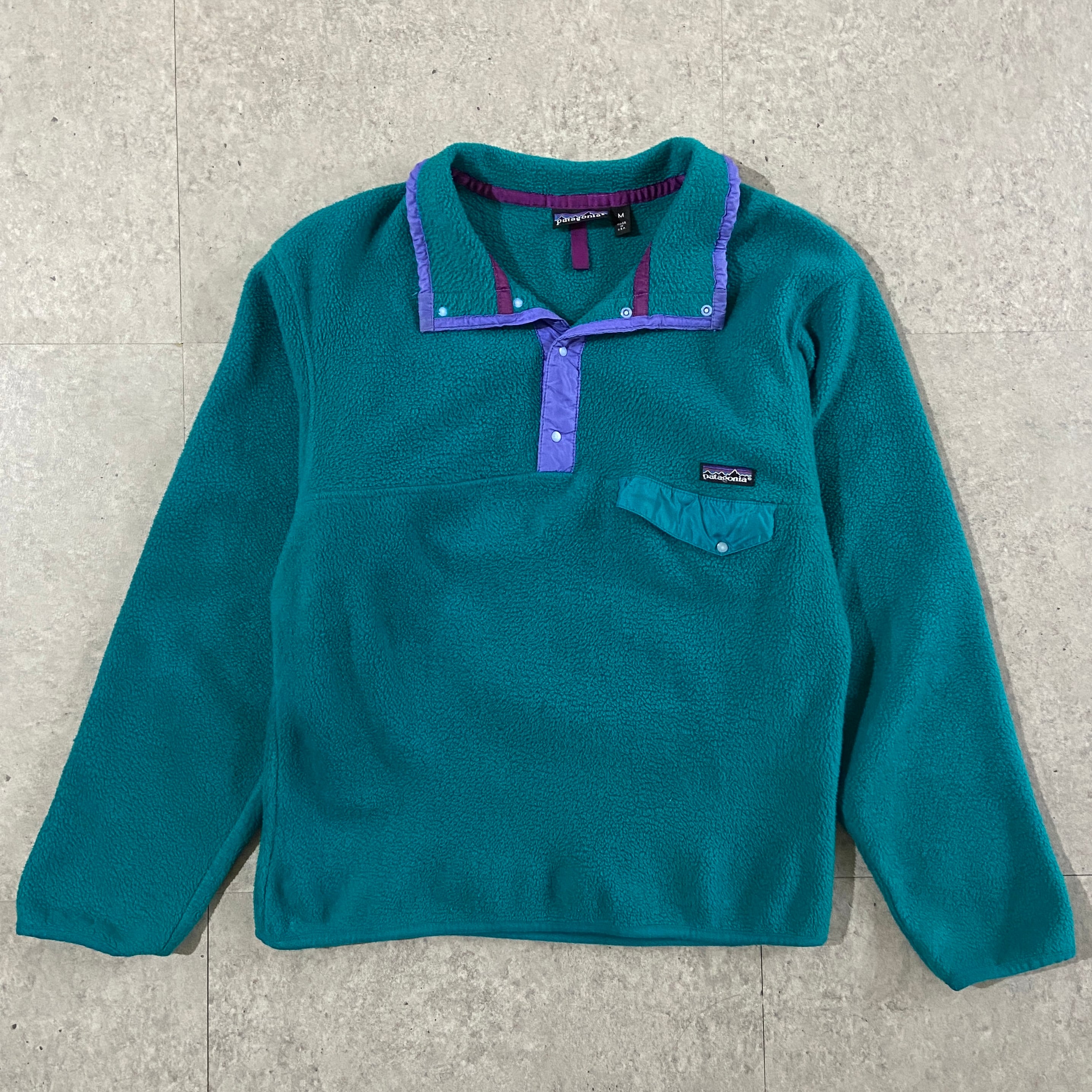 USA製 Patagonia Snap-T Lake Green M 身幅 56cm G119
