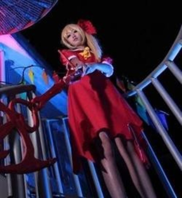 K5083 東方project フランドール・スカーレット 紅魔城 風 コスプレ 